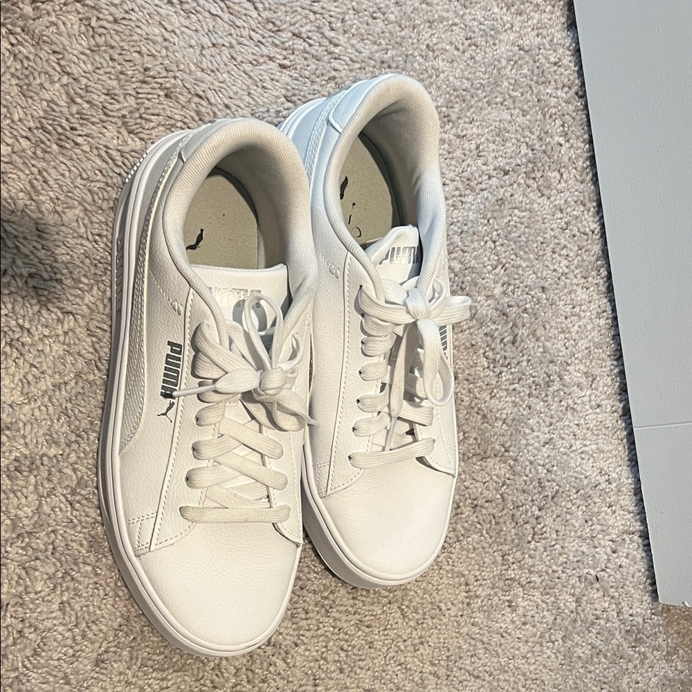 Puma women’s Classic White Sneakers